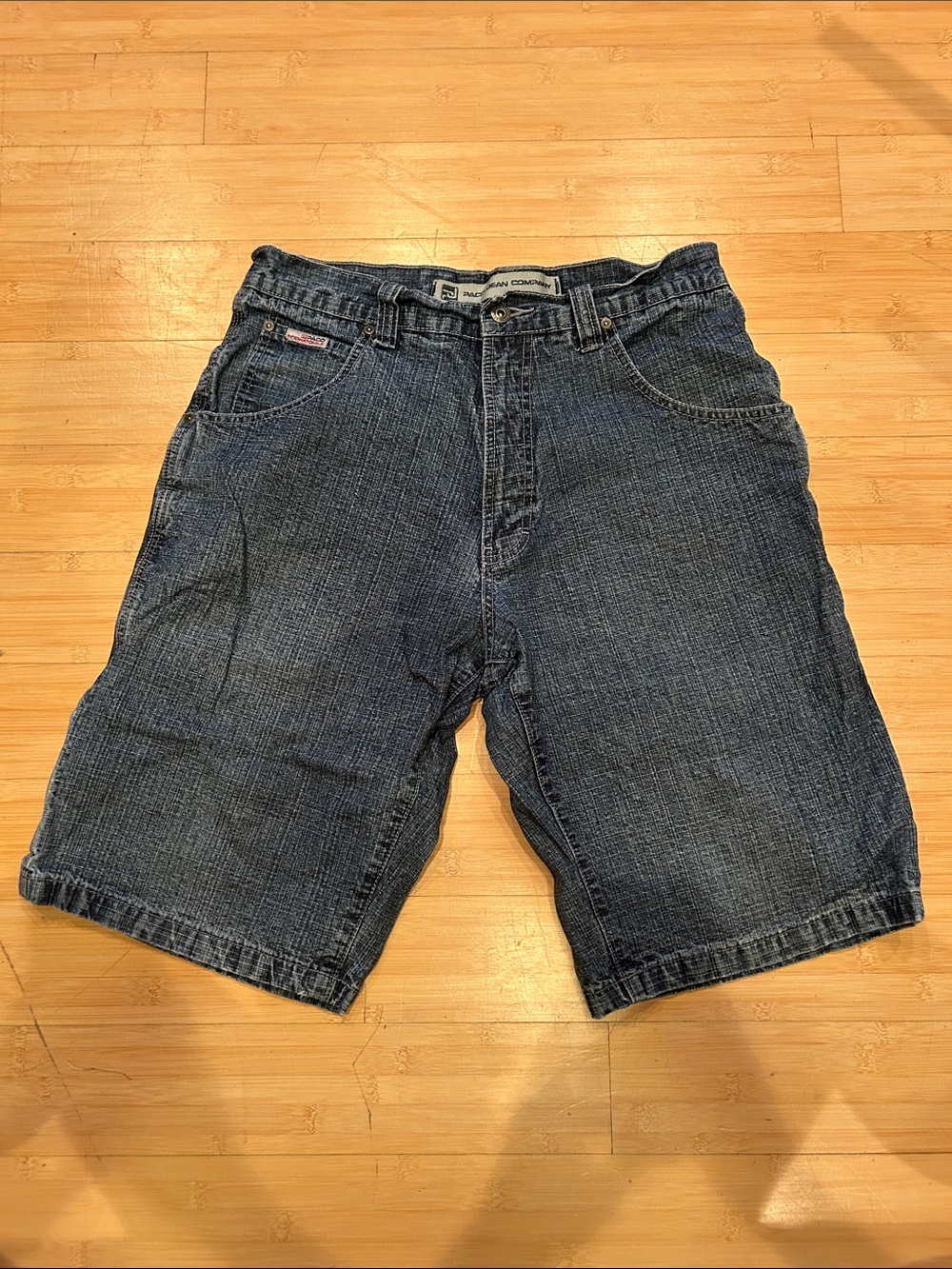 Vintage Classic Men's Dark Wash Denim Jean Shorts